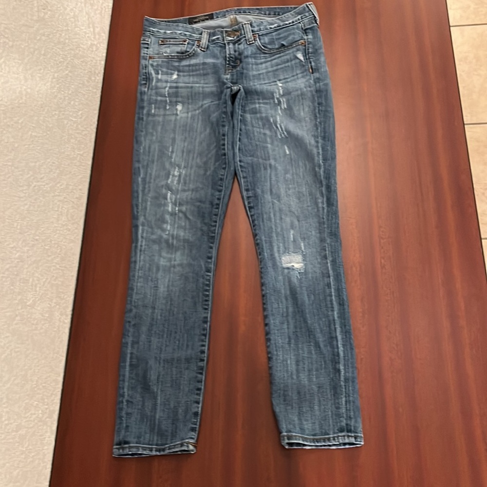 J.Crew Jeans-Toothpick,Factory Distressed - Picture 4 of 6